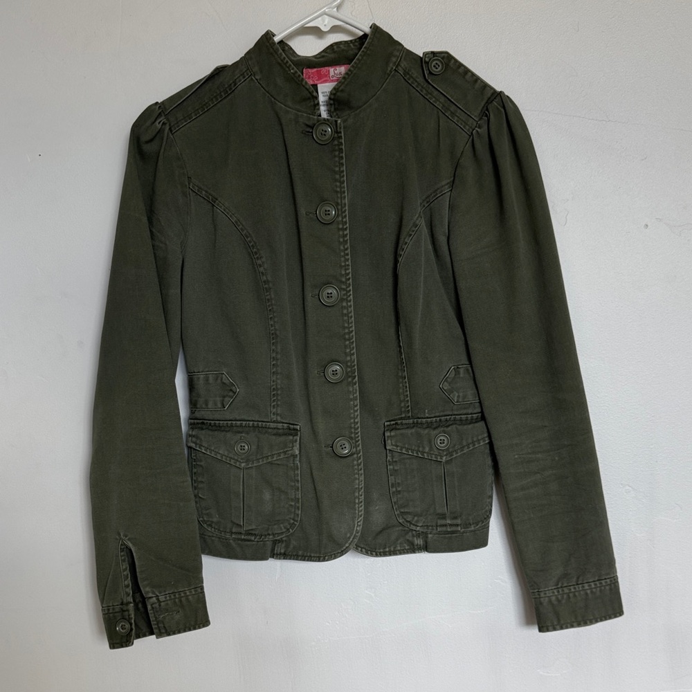 Lux Olive Utility Jacket